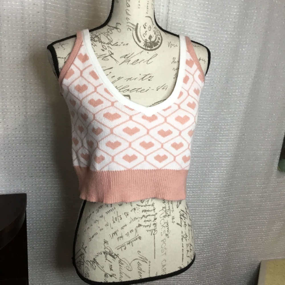 Knit Crop Tank Top - Picture 2 of 8